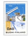 フィンランド切手　1968年 サイマー運河の再開　1種