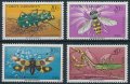 トルコ切手　1981年　昆虫　4種