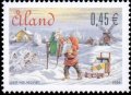 オーランド切手　2004年　クリスマス　1種