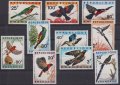 ルワンダ切手 1967年　鳥　10種