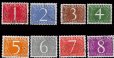 画像1: オランダ切手　1947年　数字　 (1)