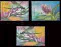 ベラルーシ切手　2006年　花　昆虫　トンボ　3種