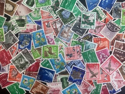 画像1: 日本切手 セット　ミクスチャー200
