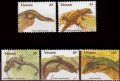 バヌアツ切手　1995年　トカゲ　爬虫類　5種