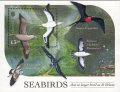 セントヘレナ切手　2025年　いなくなった海鳥　絶滅した海鳥　1種　小型シート