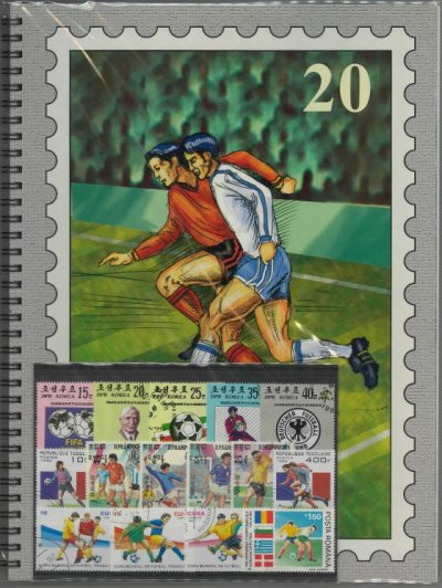 画像4: 切手アルバム　グラシンストックブック　サッカー　リングタイプ　