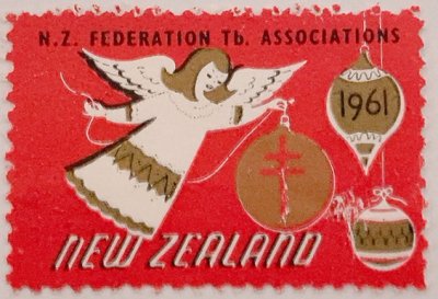 画像1: ニュージーランド 1966年クリスマスシール