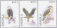 画像1: アンゴラ切手　2000年　鳥　フィリピンワシ　猛禽類　3種 (1)
