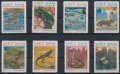 ベトナム切手　1975年　爬虫類　ヘビ　8種