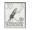 ユーゴスラビア切手　1962年　昆虫　マラリアとの戦い   1種