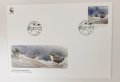 ノルウェー切手　2019年　ムナジロカワガラス　1種　FDC封筒 【切手と記念印スタンプが付いた記念封筒】