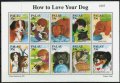 パラオ切手 1999年　犬への愛　10種