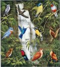 ドミニカ国切手　1993年　鳥　12種