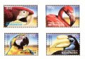 ミクロネシア切手　2003年　鳥　ジサイチョウ   4種