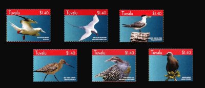 画像1: ツバル切手　2015年　南太平洋の鳥　 ナンヨウクイナ　6種