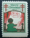 アメリカ　1923年　クリスマスシール