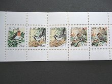他の写真1: フィンランド切手 1991年 鳥　ズアオアトリ　 切手帳