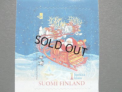 画像1: フィンランド切手　 2001年　サンタクロース クリスマス　1種
