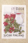 フィンランド切手　2003年　こけもも　1種