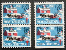 他の写真1: アメリカ1942年クリスマスシール