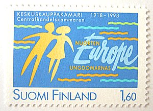 画像1: 1993年　フィンランド　商工会議所　切手