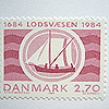 1984年デンマーク郵政発行 第300水先案内