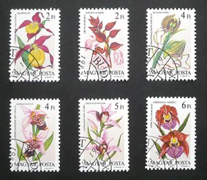 画像1: ハンガリー切手 1987年　ゆりの花6種 切手 (1)