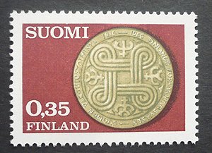画像1: フィンランド切手　1966年 保険活動150周年 (1)