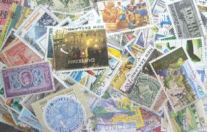 画像1: ニュージーランド切手セット1000種 (1)