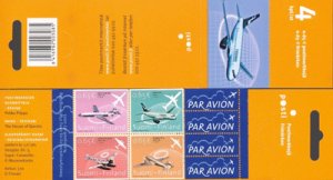 画像1: フィンランド切手　2003年 ユンカース　航空機　4種 切手帳 (1)