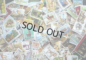 画像2: 角のある 動物　鹿　切手セット (2)