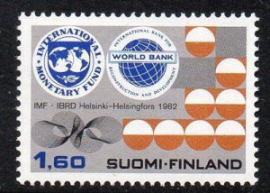 画像1: フィンランド切手　1982年　ヘルシンキ国際通貨基金　1種 (1)