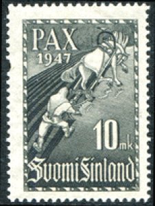 画像1: フィンランド切手　1947年　平和の追従　1種 (1)