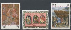画像1: アイルランド切手　1987年　クリスマス　3種 (1)