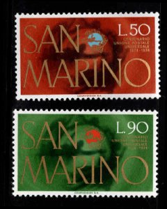 画像1: サンマリノ切手　1974年　UPU　2種 (1)