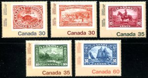 画像1: カナダ切手　1982年　トロント　青少年切手展　5種 (1)