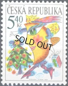 画像1: チェコスロバキア切手　2001年　クリスマス　1種 (1)