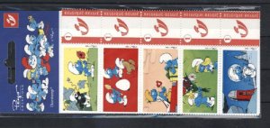 画像1: ベルギー切手　2007年　スマーフ　アニメ　5種 (1)