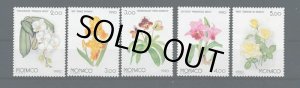 画像1: モナコ切手　1990年　大阪万博’90　日本の花　5種 (1)
