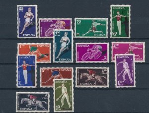 画像1: スペイン切手  1960年　スポーツ 競技　14種 (1)