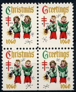 画像1: アメリカ　1960年　クリスマスシール　 (1)