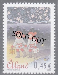 画像1: オーランド切手　クリスマス　2005年　1種 (1)