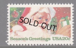 画像1: アメリカ切手  1983年　クリスマス　サンタ　1種 (1)
