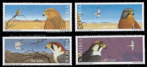 画像1: ナミビア切手　1999年　鳥　猛禽類　4種 (1)