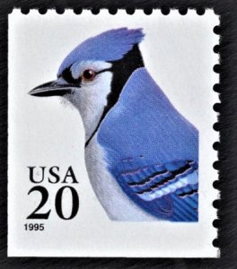 画像1: アメリカ切手 　1996年　鳥　アオカケス　1種 (1)