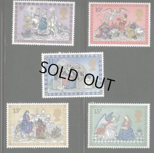 画像1: イギリス切手　1979年　クリスマス　5種 (1)
