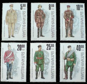 画像1: ブルガリア切手　1996年　軍服　6種 (1)