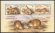 画像2: オーストラリア切手　2023年　動物　オーストラリアの絶滅した哺乳類　フクロオオカミ　3種 (2)