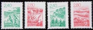 画像1: フランス切手　1995年　フランスの地方　オーベルニュ　カマルグ　4種 (1)