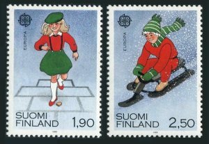 画像1: フィンランド切手　1989年　　ヨーロッパ　2種 (1)